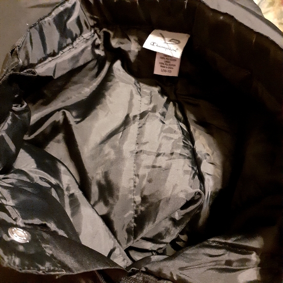 CHAMPION SNOW PANTS GIRL'S SIZE L 10-12 BLACK INSULATED SKI SNOWBOARD RIPSTOP - Picture 10 of 13